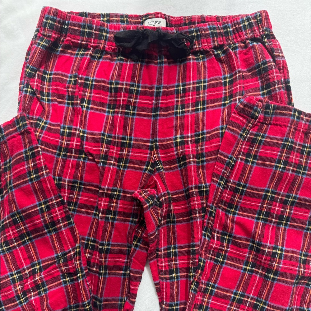 J. Crew Plaid Pajama Bottoms Womens Size Small